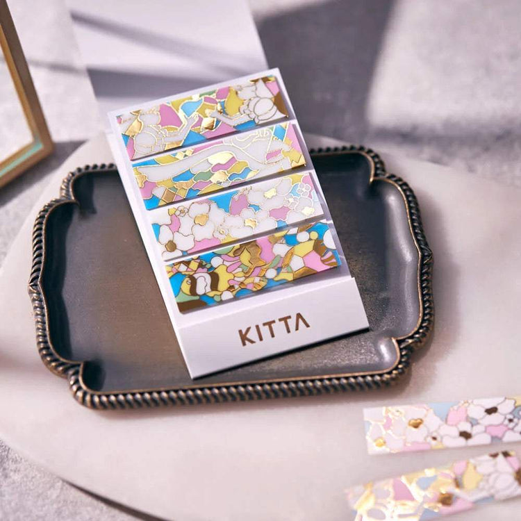 KITTA Masking Tape - Clear Stained Glass (Gold Foil)