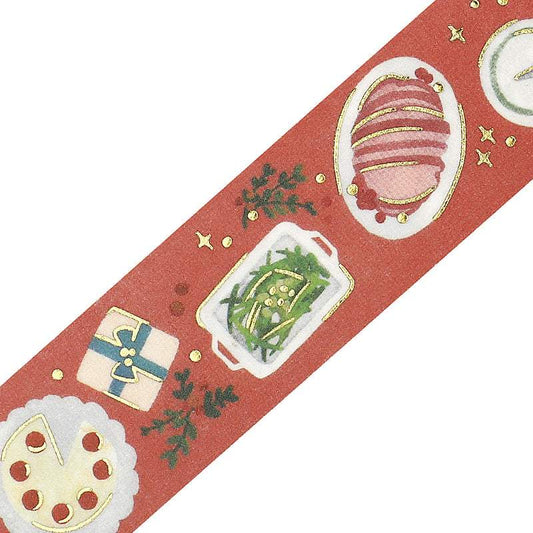 BGM Foil Stamping Christmas Limited Edition Masking Tape - Dinner Party