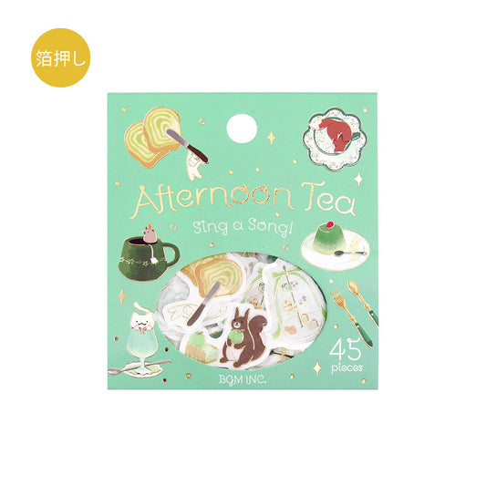 BGM Foil Stamping Flake Seal: Afternoon Tea Party - Let's Sing Together