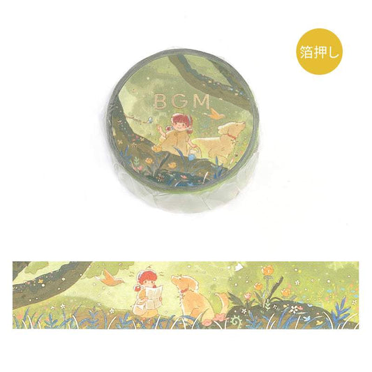 BGM Foil Stamping Masking Tape: Mysterious Journey - To the Forest