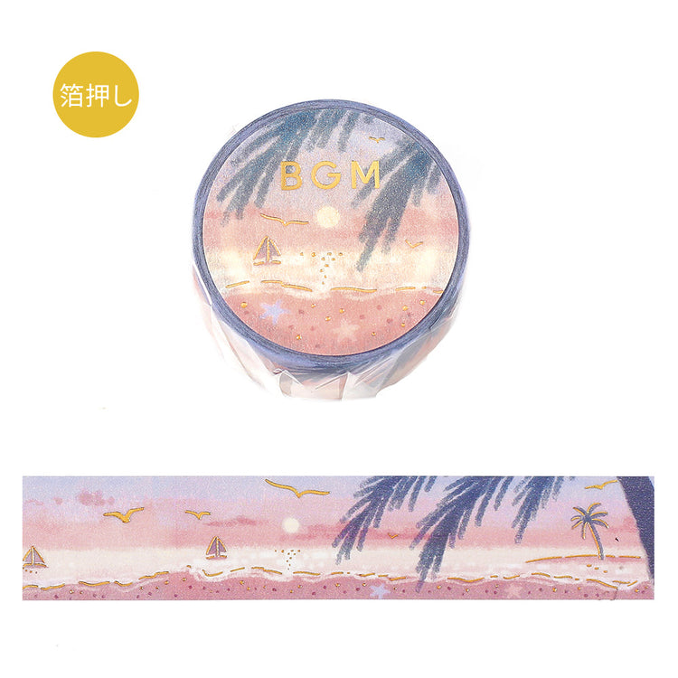 BGM Foil Stamping Masking Tape: Dreamscape - Coast