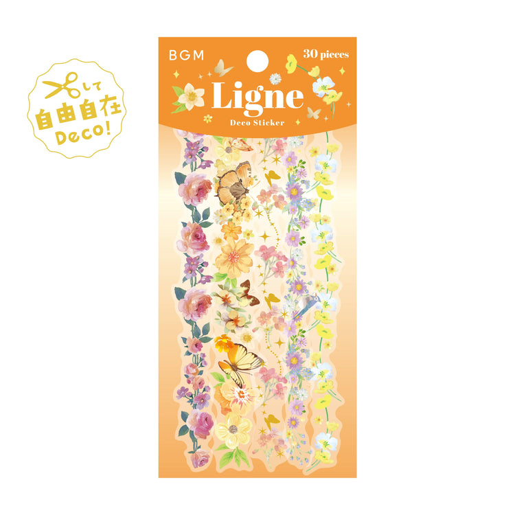 BGM Deco Sticker Ligne Seal: Ligne - Scent of Flowers