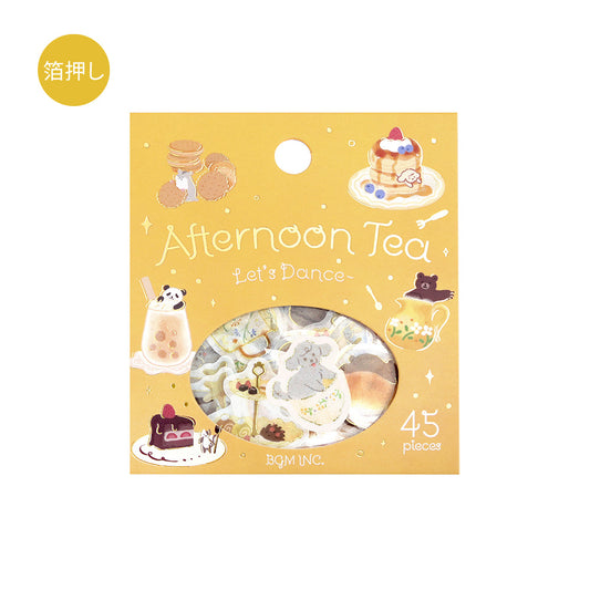 BGM Foil Stamping Flake Seal: Afternoon Tea Party - Let's Dance in Rhythm