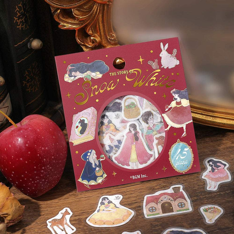 BGM Foil Stamping Flake Seal: Fairy Tale - Snow White