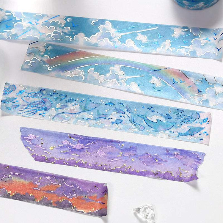 BGM Foil Stamping Masking Tape: Sky Encyclopedia - Clear Skies