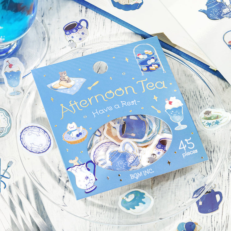 BGM Foil Stamping Flake Seal: Afternoon Tea Party - Let's Take a Breath