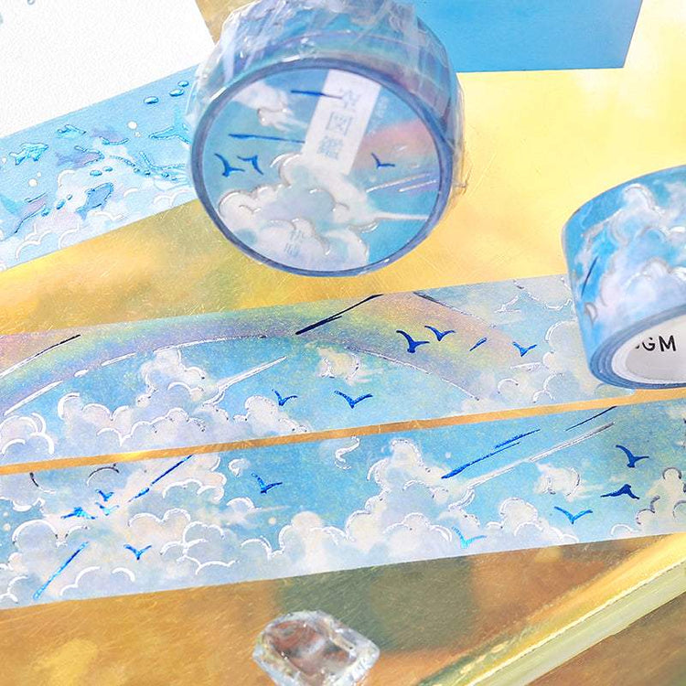 BGM Foil Stamping Masking Tape: Sky Encyclopedia - Clear Skies