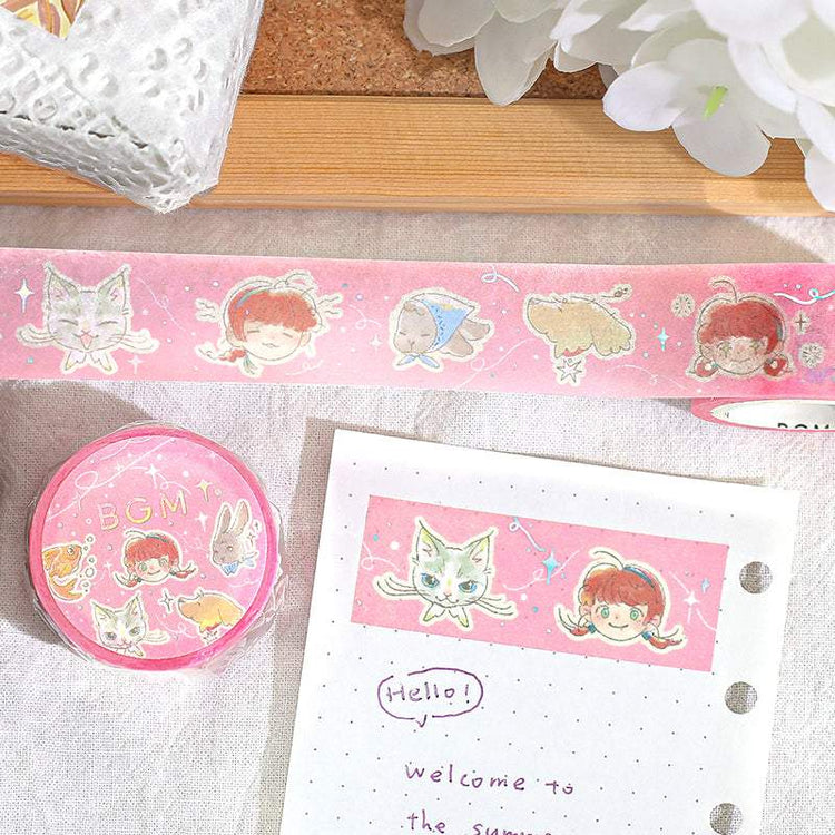 BGM Foil Stamping Masking Tape: Mysterious Journey - Friends