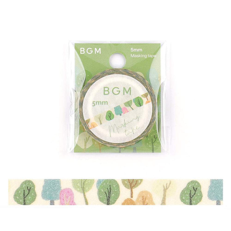 BGM Foil Stamping Masking Tape: Life - Dream Forest