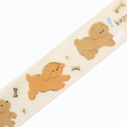 BGM Foil Stamping Masking Tape - Puppy