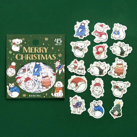 BGM Foil Stamping Christmas Limited Edition Flake Seal - Knitwear