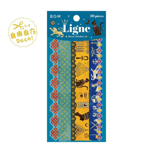 BGM Deco Sticker Ligne Seal: Ligne - Patterns of the World