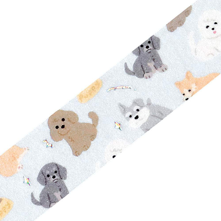 BGM Foil Stamping Masking Tape - I love Dog