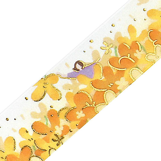 BGM Foil Stamping Masking Tape: Hana Monogatari - Flower Blizzard