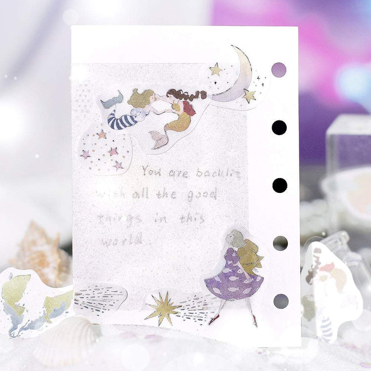 BGM Foil Stamping Flake Seal: Star Poem - Aquarius, Pisces & Aries