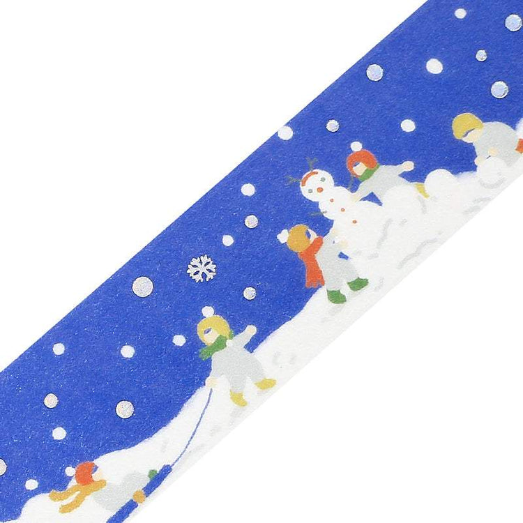 BGM Foil Stamping Christmas Limited Edition Masking Tape - Let's make a Snowman