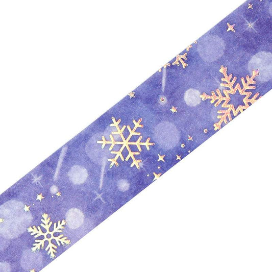 BGM Foil Stamping Winter Limited Edition Masking Tape - Snowflake