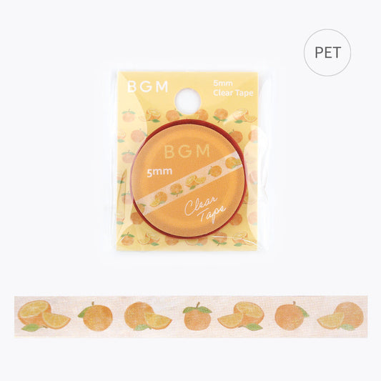 BGM Clear Tape - Orange