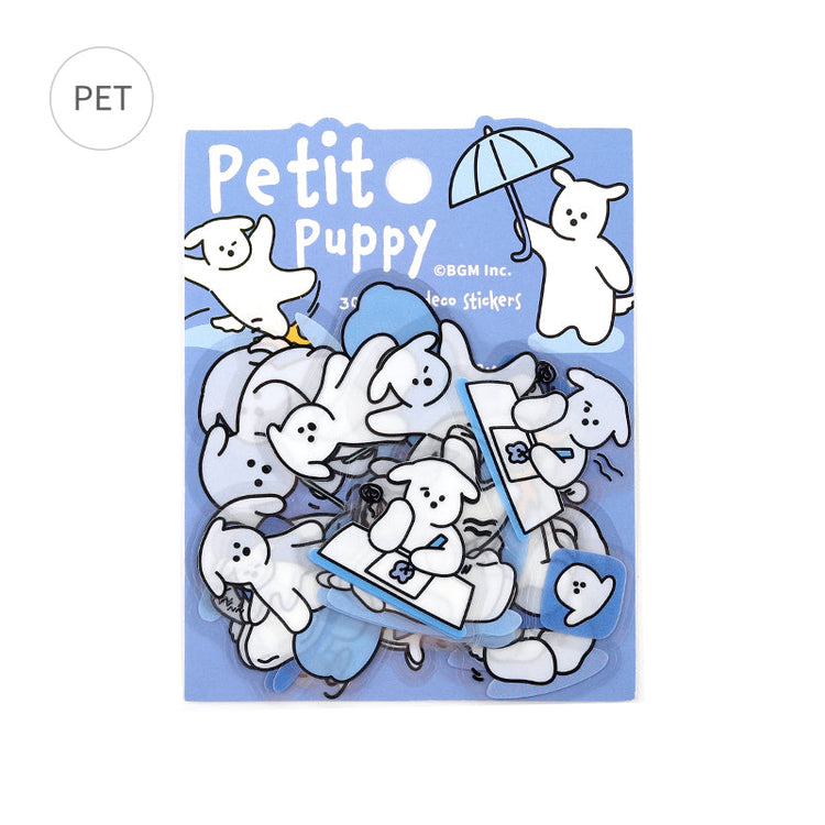 BGM Clear Seal: Puppy Petit - Blue