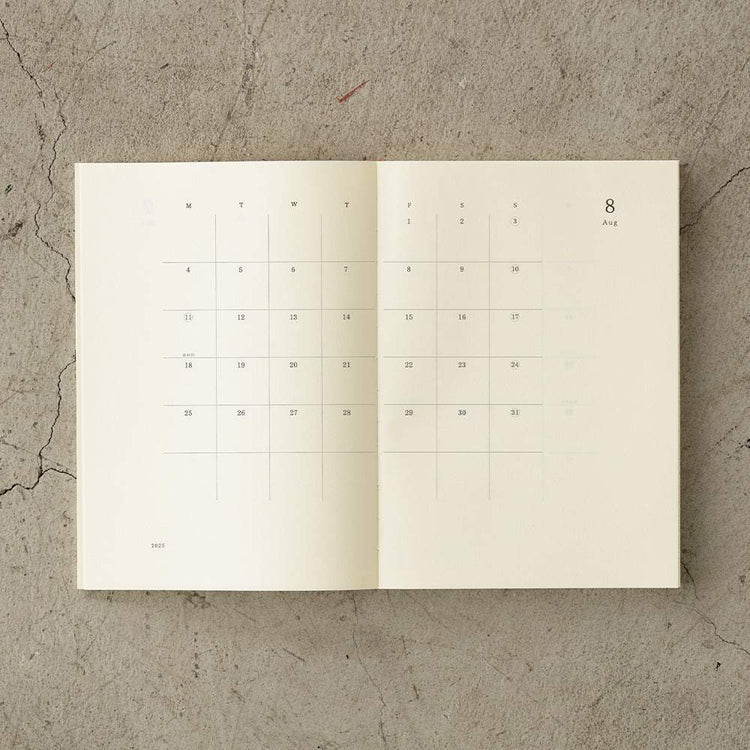 MD Notebook Diary (A5) Thin 2025