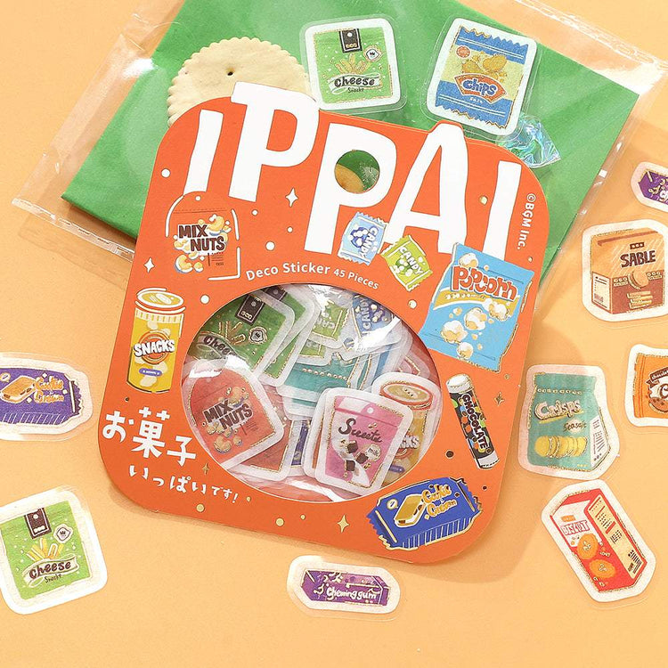 BGM Foil Stamping Flake Seal: Ippai - It's Full of Sweets