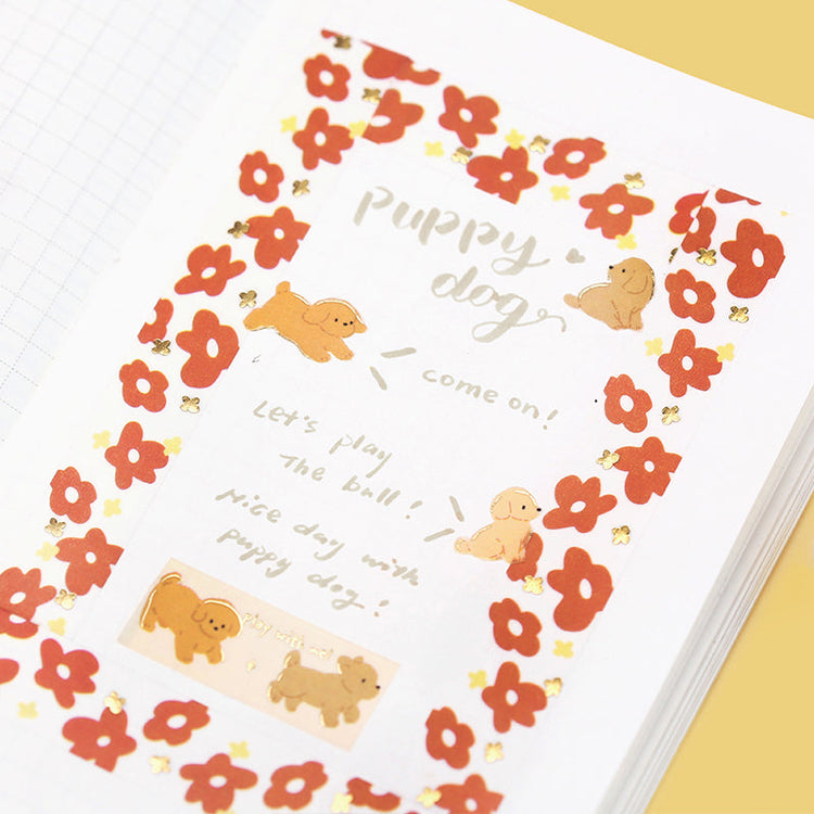 BGM Foil Stamping Masking Tape - Puppy