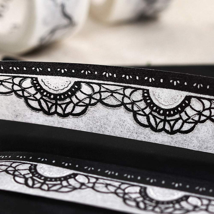 BGM Foil Stamping Masking Tape: Monotone - Lace