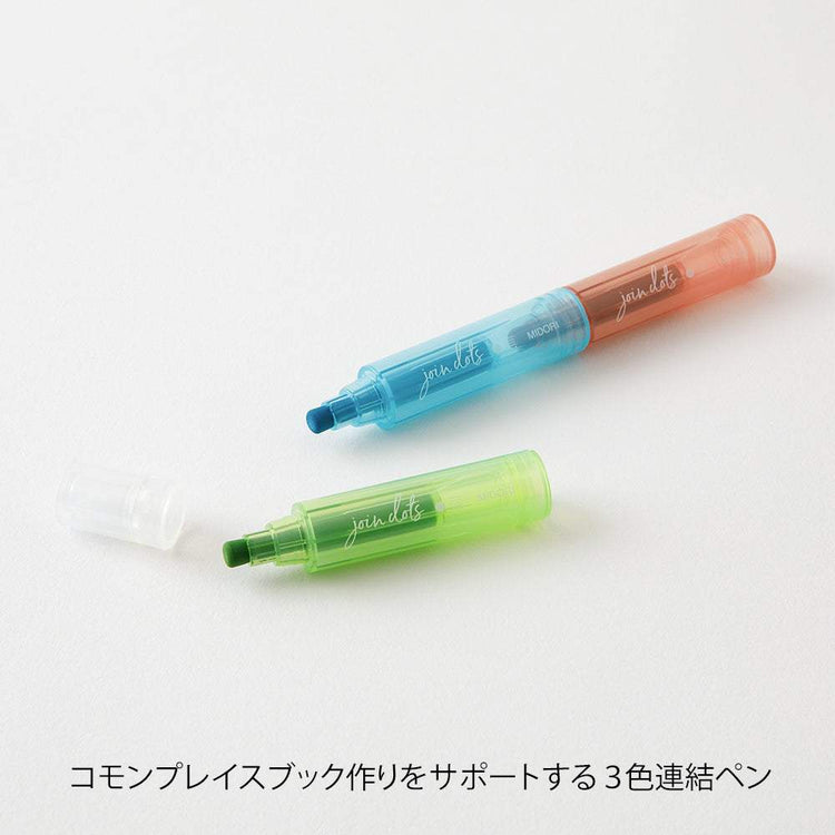 Midori Join Dots Connecting Pen - Bright