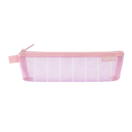 Midori Mesh Pen Case - Stripe Purple [Limited Edition]