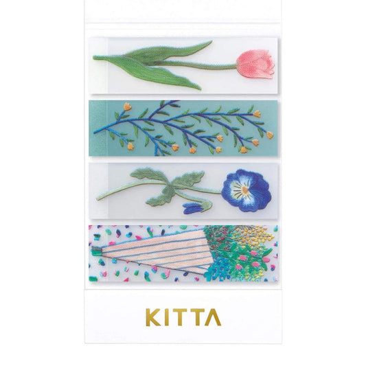 KITTA Masking Tape - Clear Flower