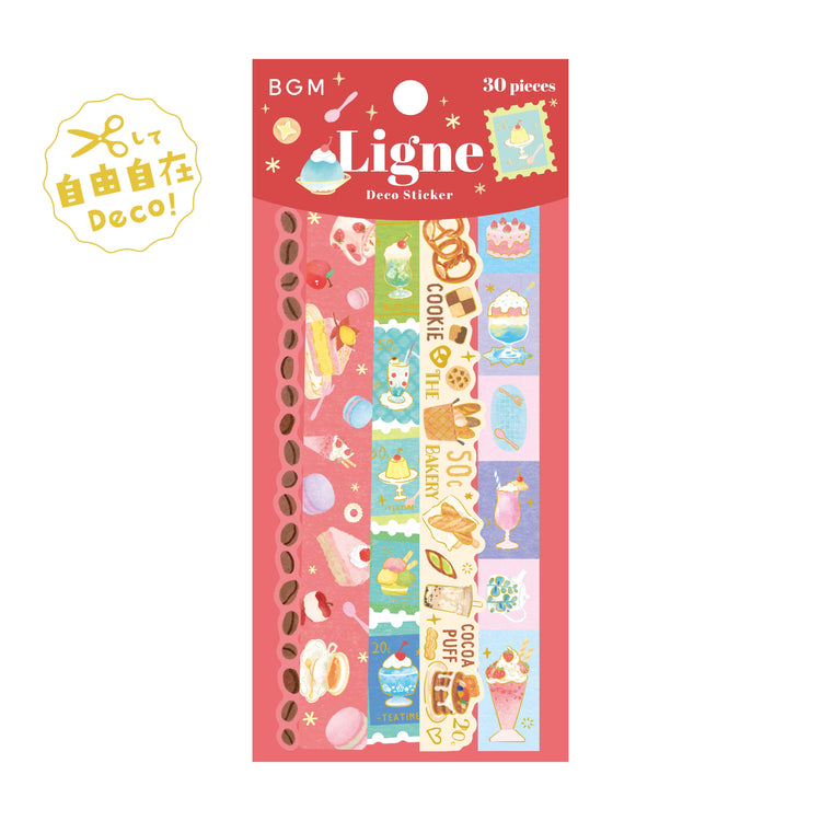 BGM Deco Sticker Ligne Seal: Ligne - Sweets Parlor