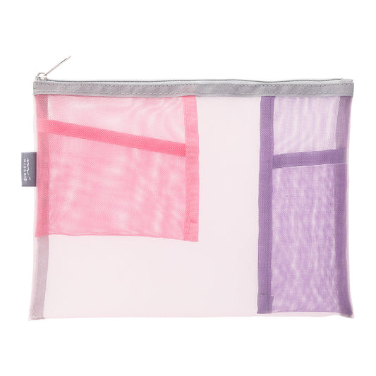 Midori Pen & Tool Pouch Mesh - Pink