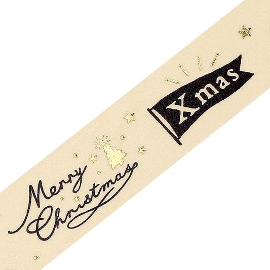 BGM Foil Stamping Christmas Limited Edition Masking Tape - Handwritten Messages