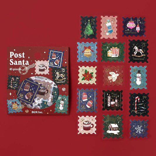 BGM Foil Stamping Christmas Limited Edition Flake Seal - Post Office / Letter to Santa