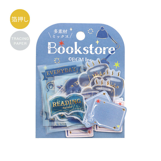 BGM Tracing Paper Seal: Holiday Shopping - Bookstore