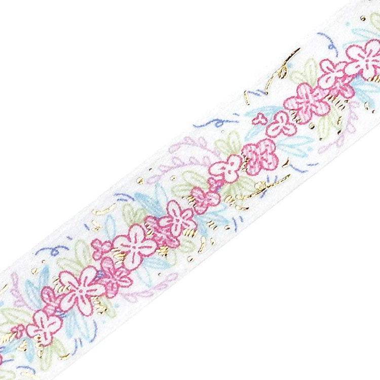 BGM Foil Stamping Masking Tape: Life - Flower Line