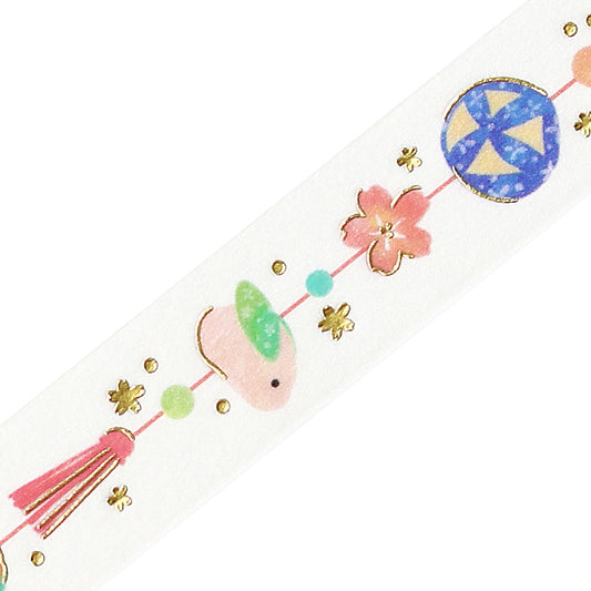 BGM Sakura Limited Masking Tape: Sakura - Hanging Ornaments