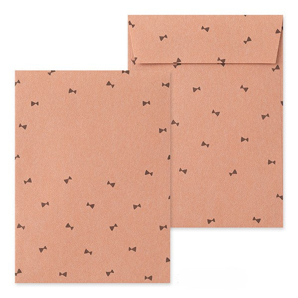 Midori Letter Paper & Envelopes with Stickers 947 Black Cat A