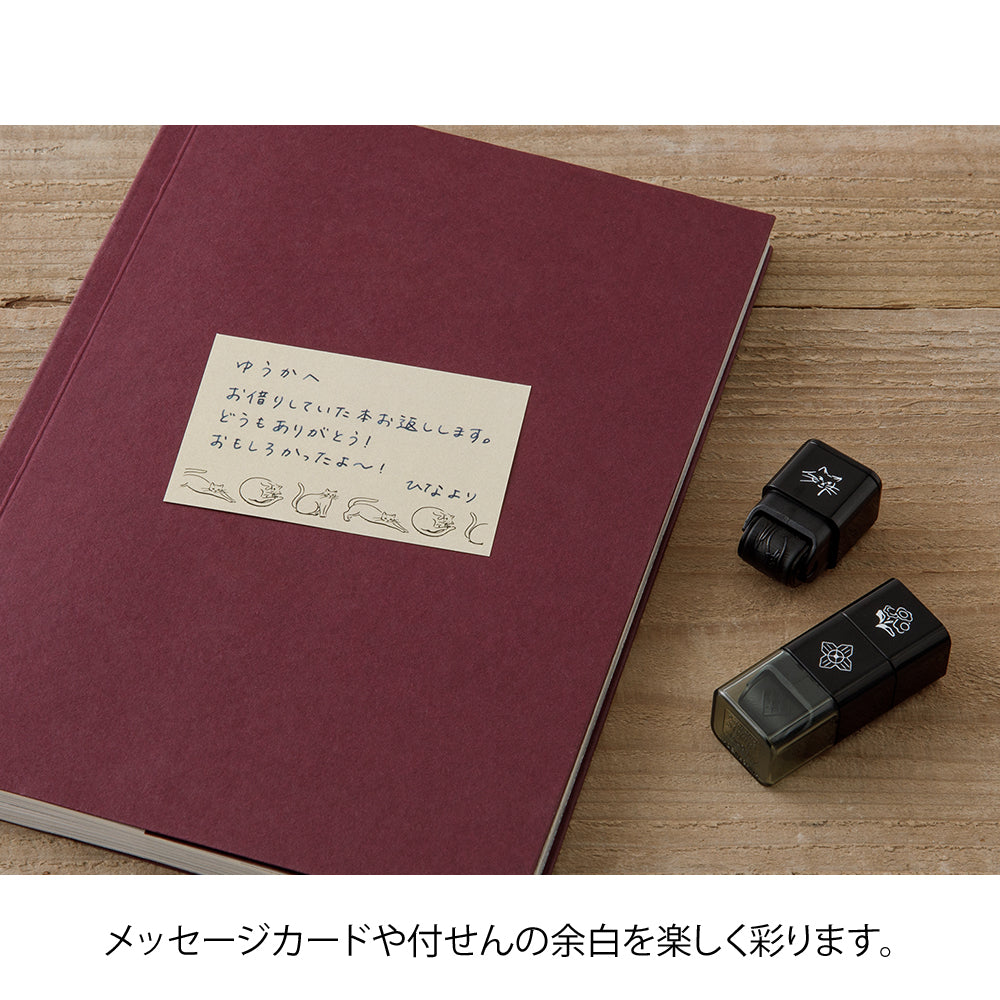 Midori Paintable Stamp Roller Cat and Landscape, Midori, Stamp Roller, Midori Paintable Stamp Roller, WashiWednesday