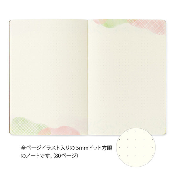 Midori Yuru Log Notebook B6 - Watercolor A