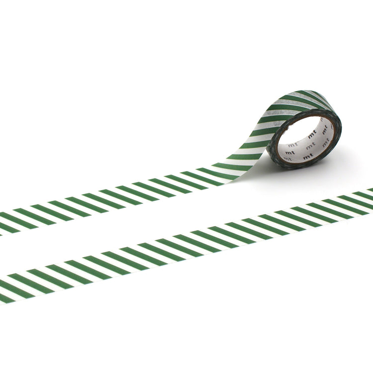 mt-1p-stripe-washi-tape-deep-green