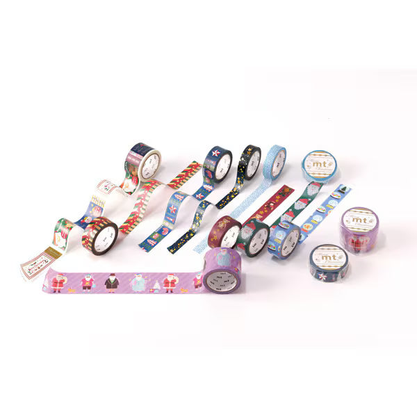 MT Christmas 2025 Washi Tape perfect for festive journaling, cards, and elegant holiday gift wrapping.