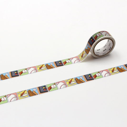 MT EX Washi Tape - Baseball