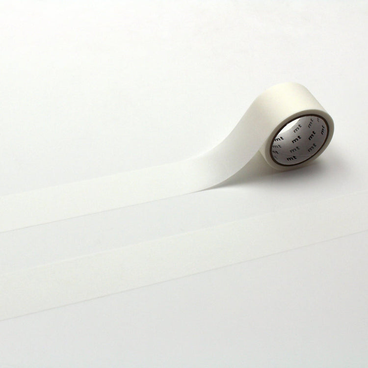 MT KAKUKAKU Washi Tape - White 24mm