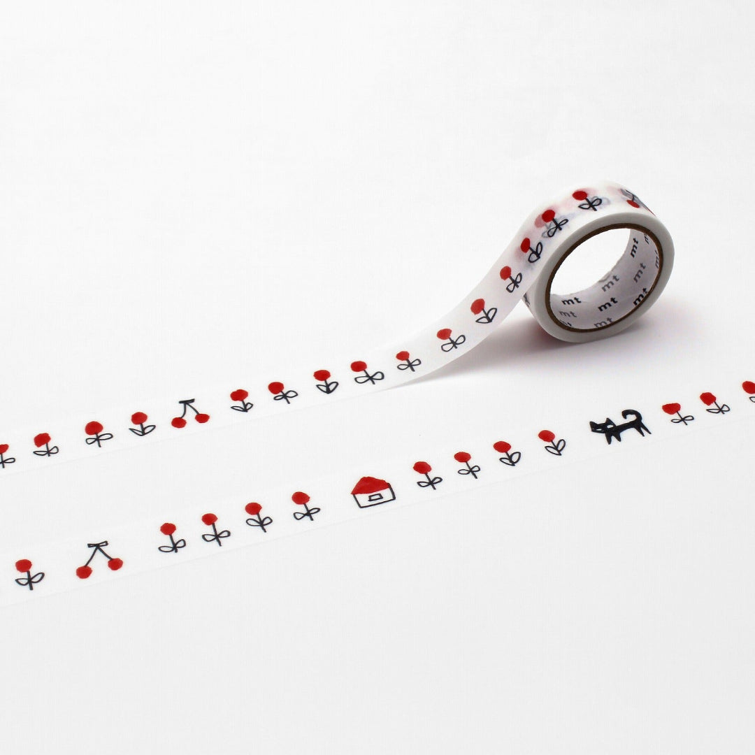 MT x Makoto Matsubayashi Washi Tape Black Cat, MT x Makoto Matsubayashi Washi Tape, Makoto Matsubayashi, MT Washi Tape, Washi Tape, WashiWednesday