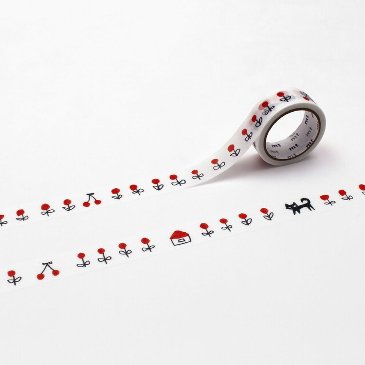MT x Makoto Matsubayashi Washi Tape Black Cat, MT x Makoto Matsubayashi Washi Tape, Makoto Matsubayashi, MT Washi Tape, Washi Tape, WashiWednesday