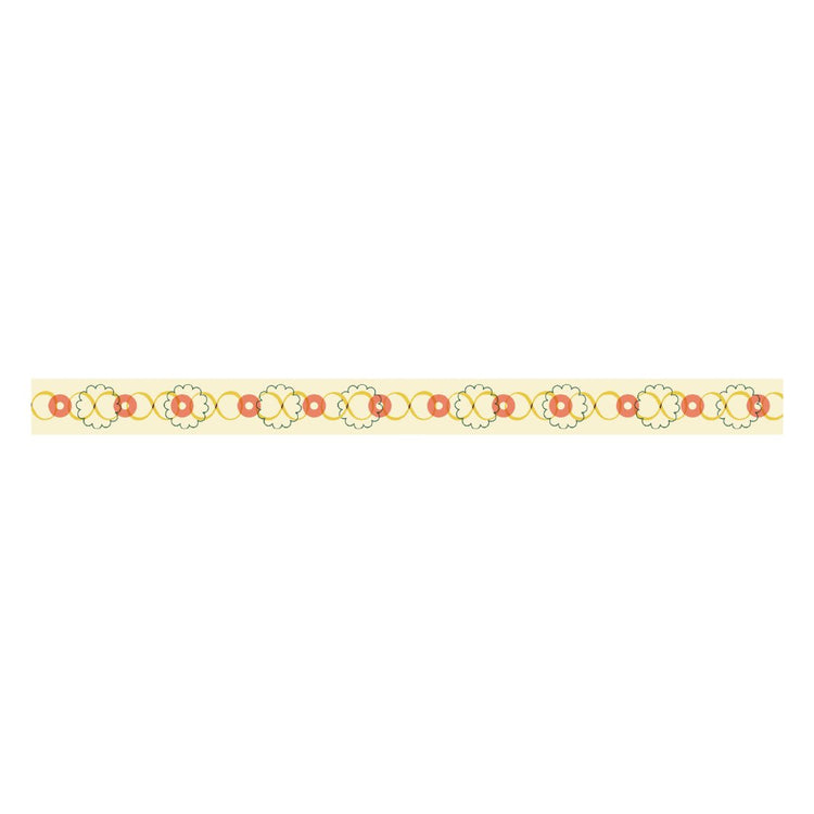 MT 1P Kamoi Retro Design Washi Tape - Button