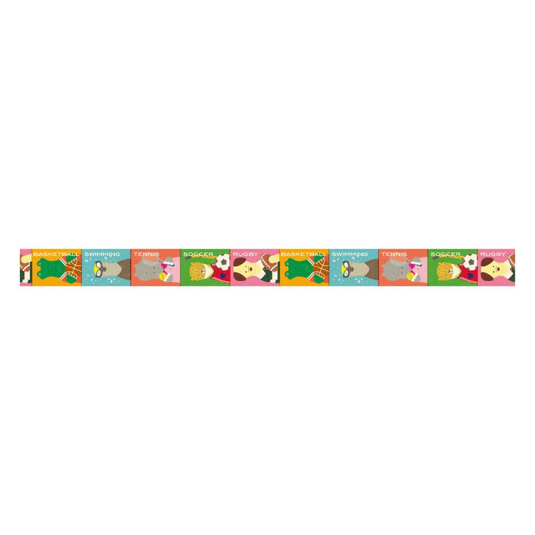 MT EX Washi Tape - Animals × Sports