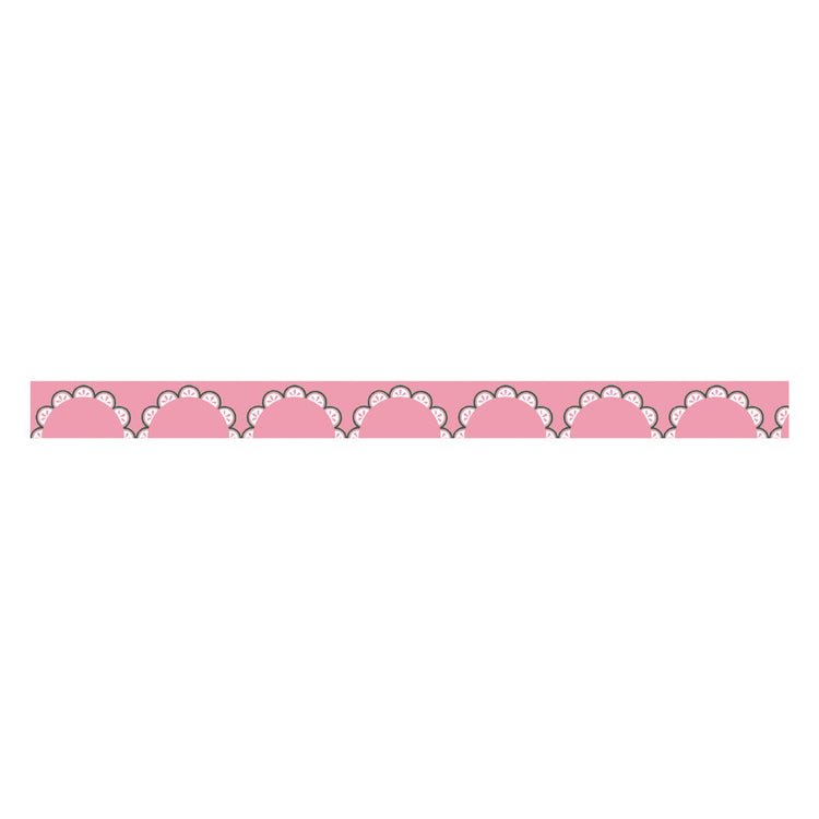 MT 1P Kamoi Retro Design Washi Tape - Floral Lace