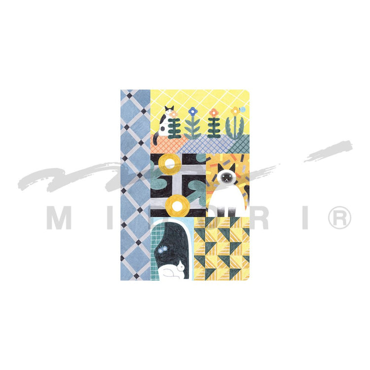 Midori Yuru Log Notebook [B6] - Cat